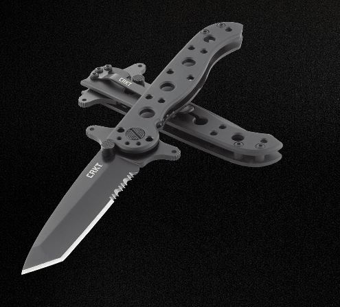 CRKT Special Forces Flipper Framelock Knife, Tanto Blade, M16-10KSF