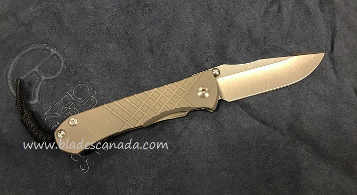 Chris Reeve Umnumzaan Framelock Folding Knife, Left Hand, CPM S45VN