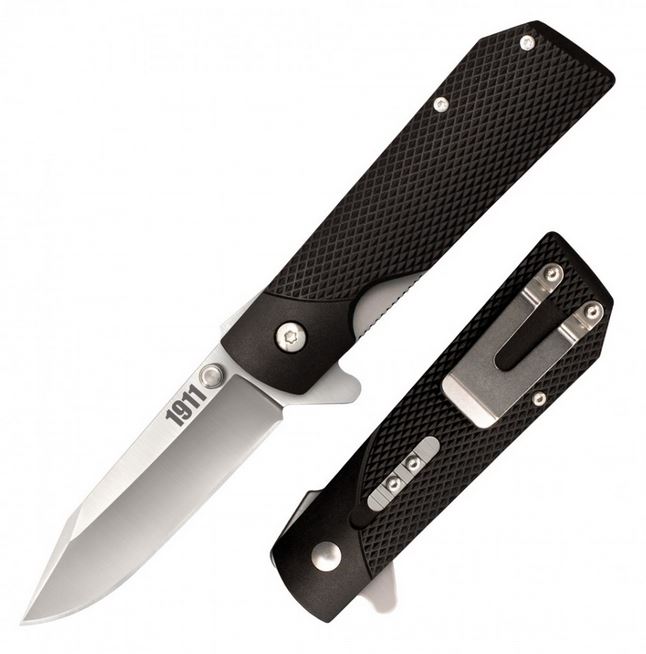 Cold Steel 1911 Flipper Folding Knife, 4034SS Steel, 20NPJAA - Click Image to Close