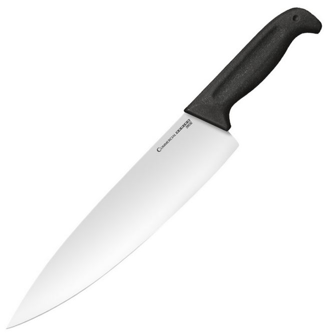 Cold Steel Commercial Series Chef Knife, 4116 Steel 10", 20VCBZ - Click Image to Close