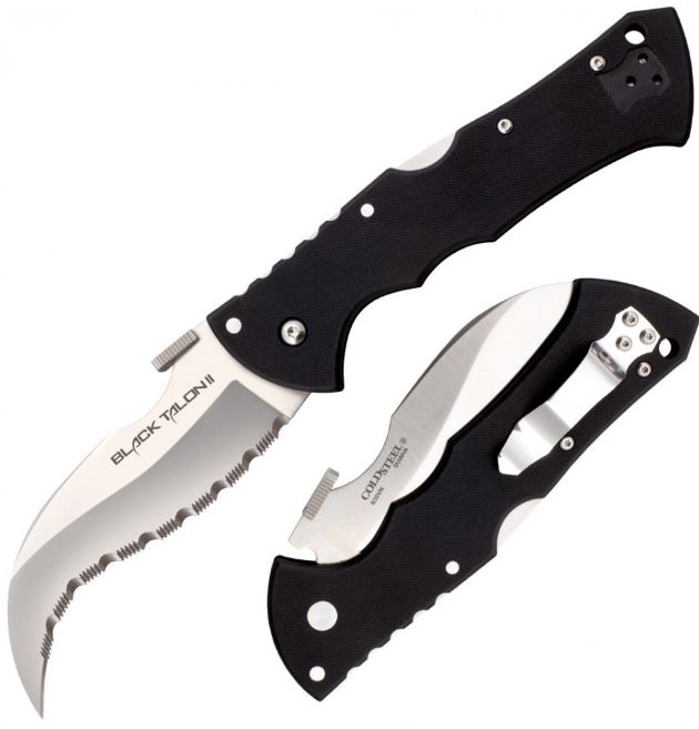 Cold Steel Talon 2 Folding Knife, S35VN, G10 Black, 22BS