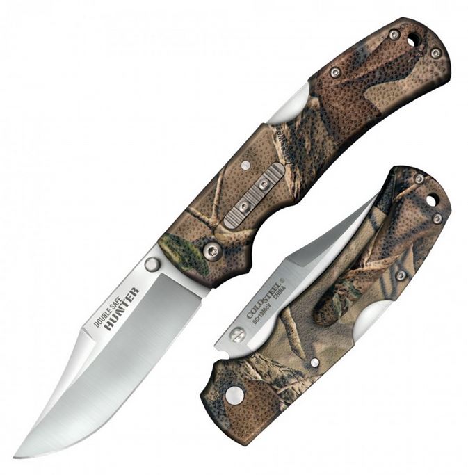 Cold Steel Double Safe Hunter Folding Knife, GFN Camo, 23JD