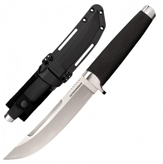 Cold Steel Outdoorsman Fixed Blade Knife, VG10 San Mai, Secure-Ex Sheath, 35AP