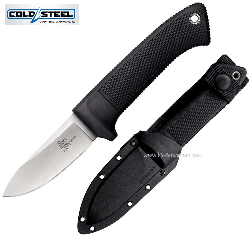 Cold Steel Pendleton Hunter Fixed Blade Knife, AUS10A, Secure-Ex Sheath, 36LPST