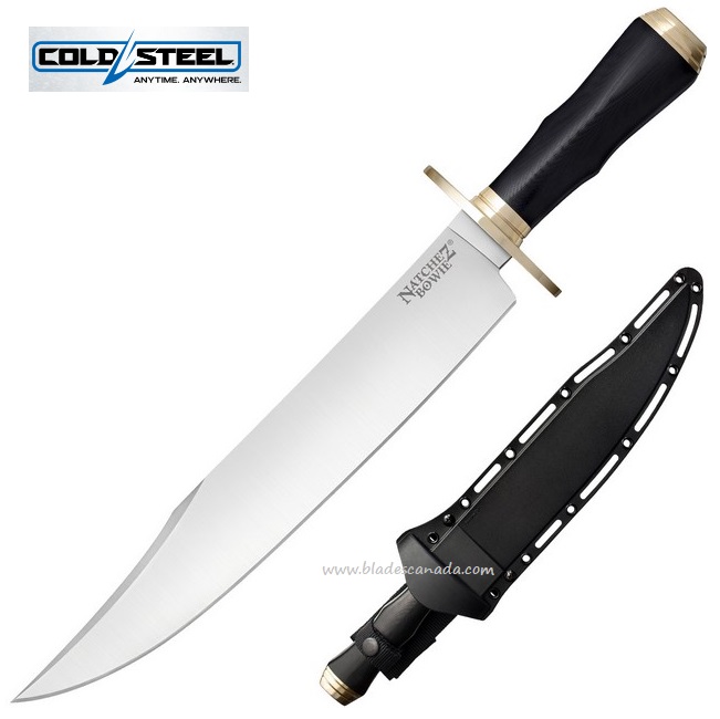 Cold Steel Natchez Bowie, 4034SS Steel, Micarta Handle, Secure-Ex, 39LMB4