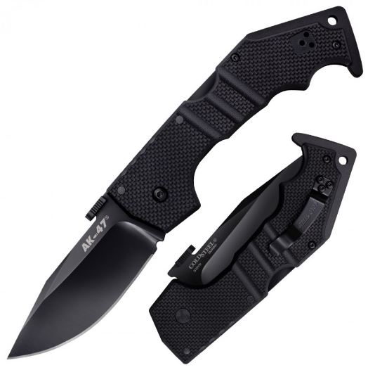 Cold Steel AK-47 Folding Knife, S35VN, G10 Black, 58M