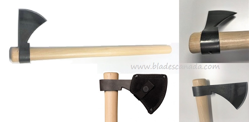 Cold Steel Frontier Hawk Axe, 1055 Carbon, Nylon Sheath, CS-90FH