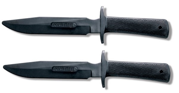Cold Steel Military Classic Training Knife, Rubber, 92R14R1 (Sold in Pairs)