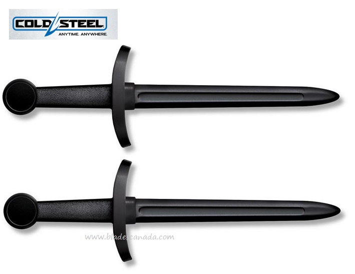Cold Steel Training Dagger, Hand and a Half Companion, 92BKD (Sold in Pairs) - Click Image to Close