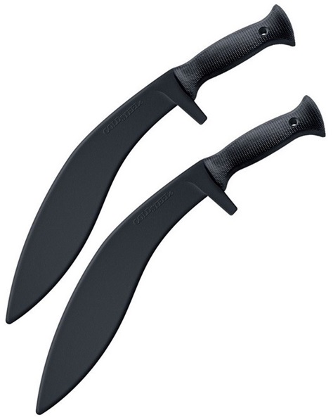 Cold Steel Kukri Training Machete, Santoprene, (Pair), 92R35