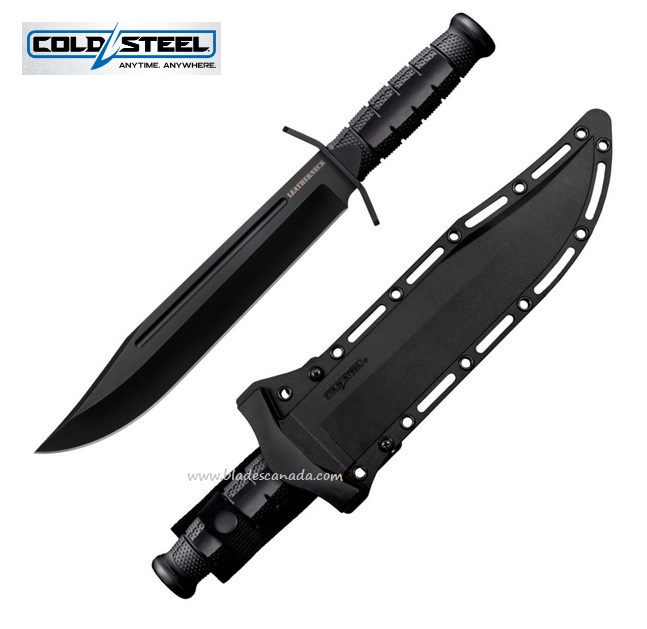 Cold Steel Leatherneck Fixed Blade Bowie Knife, D2 Steel, FX-LTHRNK