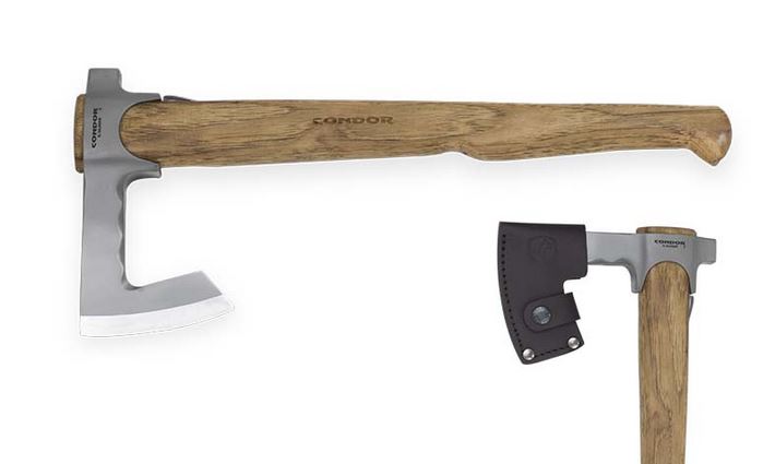 Condor Travelhawk Axe, 1060 Carbon, Hickory, CTK104-1.87