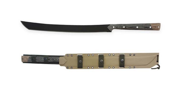 Condor Yoshimi Machete, 1075 Carbon, Kydex Sheath, CTK1807-19.3