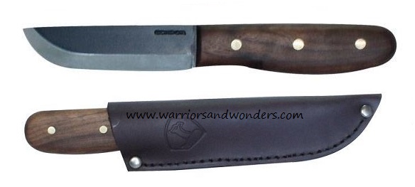 Condor Bushcraft Fixed Blade Knife, 1075 Carbon, Leather Sheath, CTK236-4HC - Click Image to Close