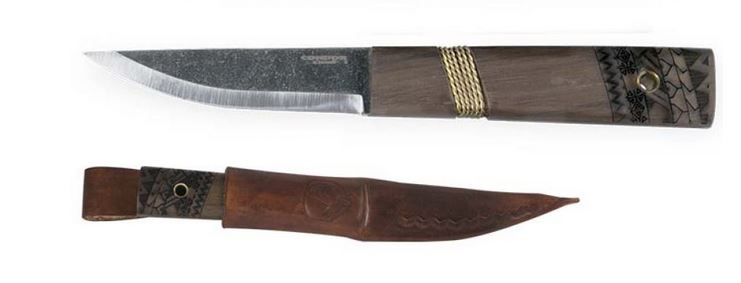 Condor Indigenous Puukko Fixed Blade Knife, 1095 Carbon, CTK2811-3.9HC