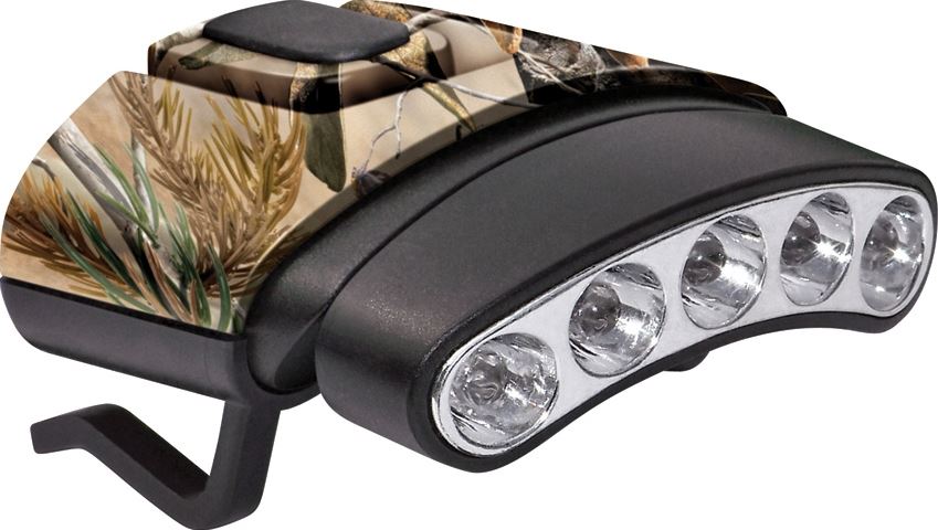 Cyclops Tilt 5 LED Hat Clip Light, Camo, 7844