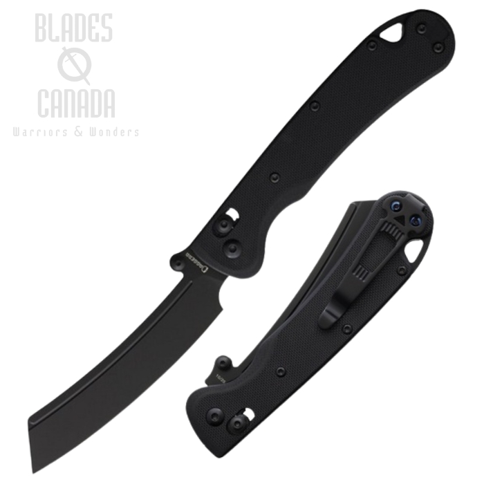 (image for) Daggerr Behemoth Slim Folding Knife, VG10 Steel, G10 Handle, FM02-4-SLIM-X-BKBK