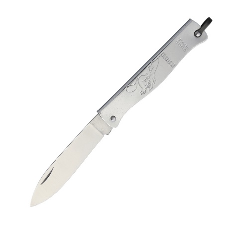 Douk-Douk Squirrel Mini Slipjoint Folding Knife, Silver Handle, DD840PM