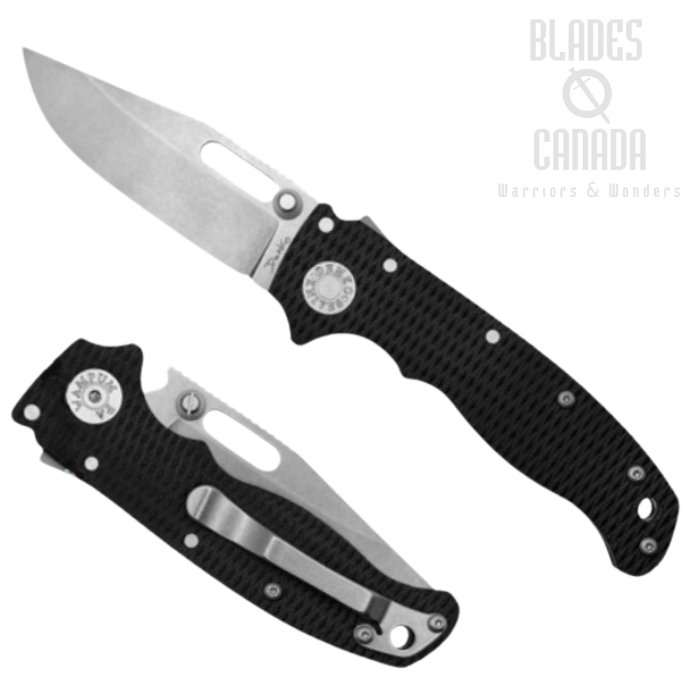 Demko AD20.5 Folding Knife, S35VN SW Clip Point, G10 Black, 205-S35-CPB