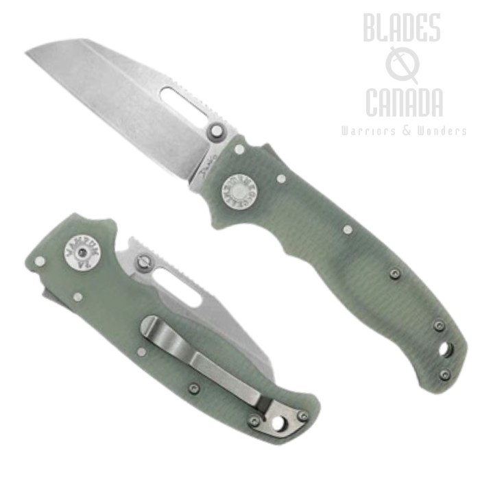 Demko AD20.5 Shark-Lock Folding Knife, S35VN SW Shark Foot, G10 Natural, 205-S35-SFN