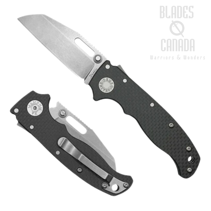 Demko AD20.5 Shark Lock Folding Knife, 20CV Shark Foot, Carbon Fiber, 205-20CV-CARBON-SF