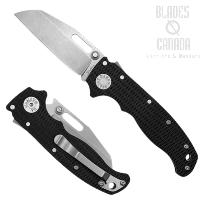 Demko AD20.5 Shark Lock Folding Knife, 20CV Shark Foot, G10 Black, 205-20CV-BLK-SF