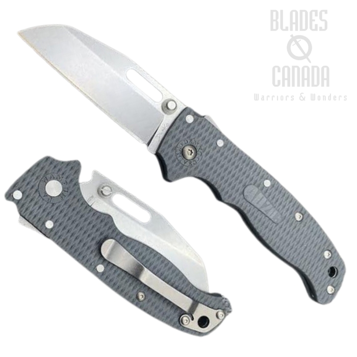 Demko AD20.5 Folding Knife, AUS10A Shark Foot, Grivory Grey, 205-10A-SFGRY