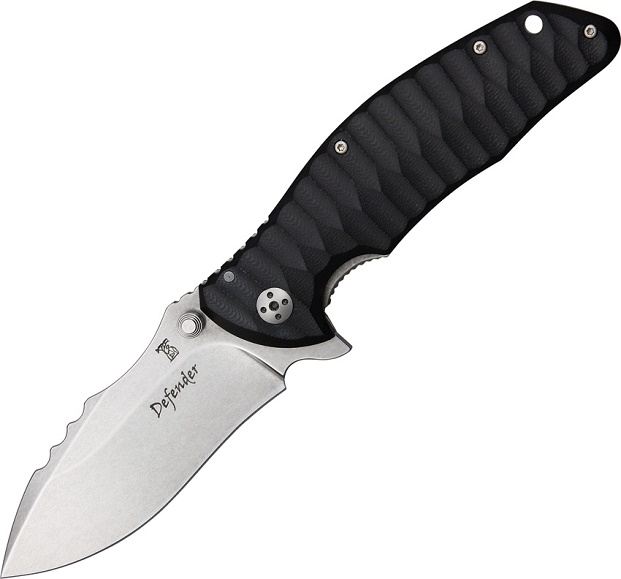 Dendra Defender Framelock Folding Knife, D2 SW, G10/Titanium, 2SWG10