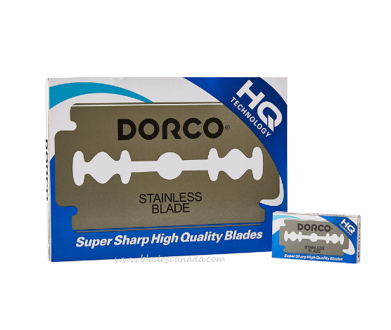 Dorco Double Edge Razor Blades, 100 Pack, ST300