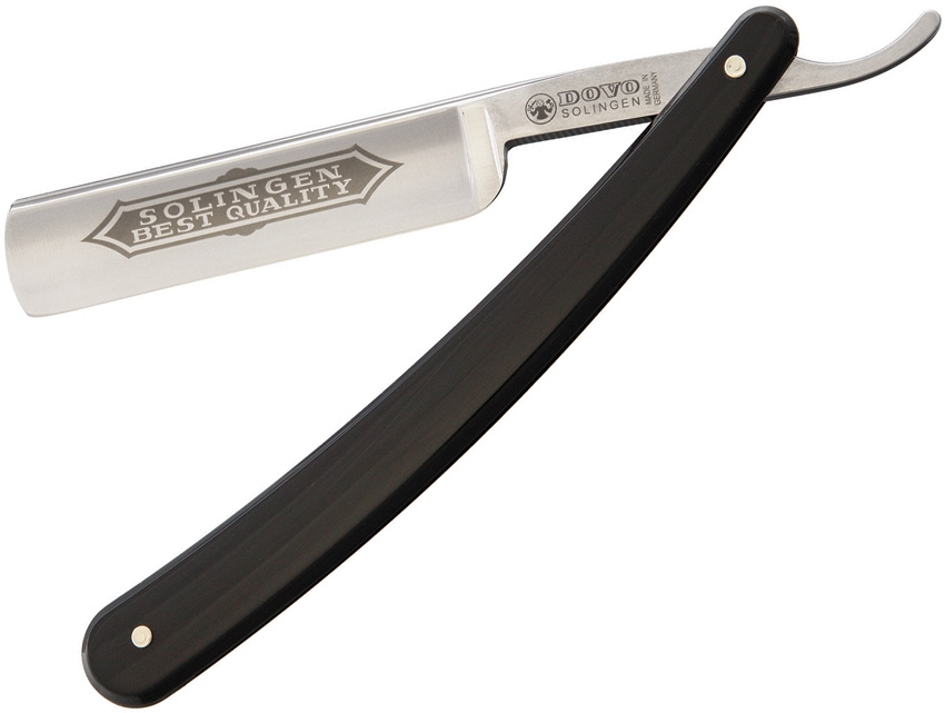 Dovo 100581 Carbon Steel Straight Razor - Black (image for) Dovo 100581 Carbon Steel Straight Razor - Black
