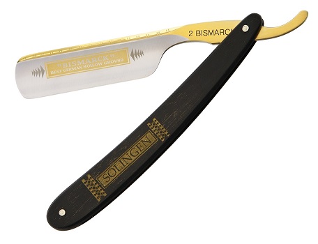 Dovo Bismark 6/8" Straight Razor- Ebony Wood 26810 - Click Image to Close