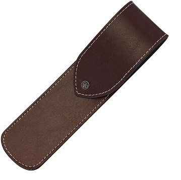 Dovo Straight Razor Leather Pouch - Brown