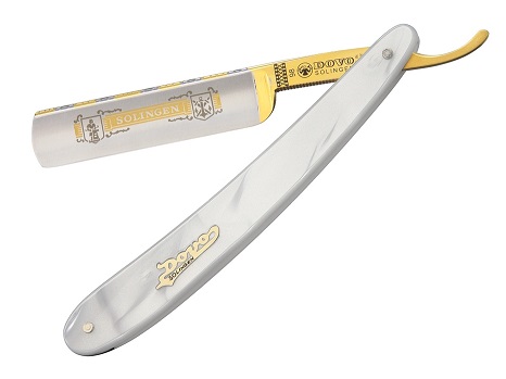 Dovo Pearl Carbon 5/8" Straight Razor - Imitation Perl 985810