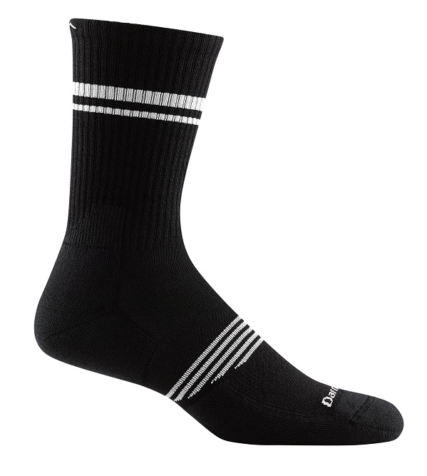 Darn Tough 1103 Men's Element Crew Lightweight Athletic Sock - Black - Click Image to Close