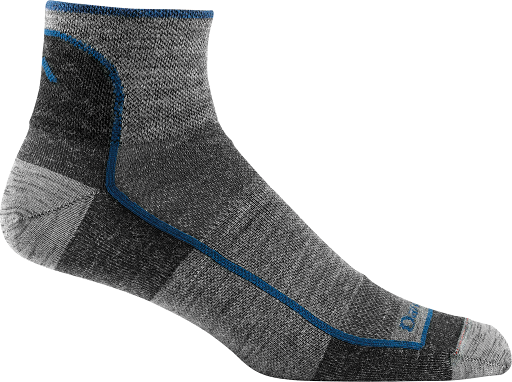 Darn Tough 1715 1/4 Sock Light - Charcoal