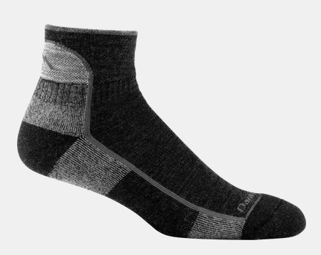 Darn Tough 1905 Hiker 1/4 Sock Cushion - Black