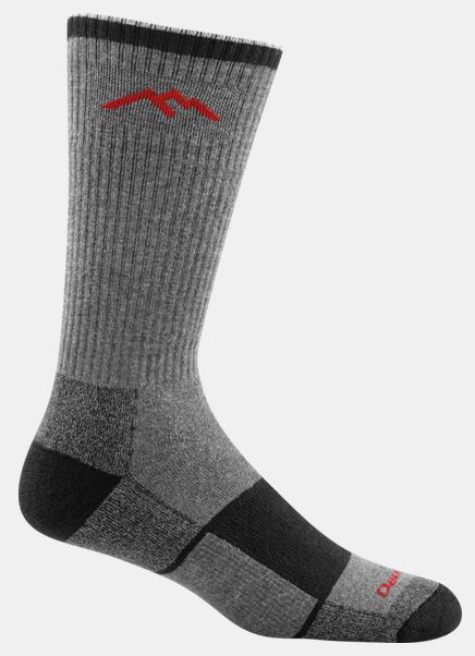 Darn Tough 1933 Coolmax Boot Sock Full Cushion - Gray/Black - Click Image to Close