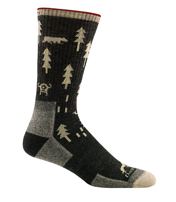 Darn Tough 1964 ABC Boot Midweight Hiking Sock - Black