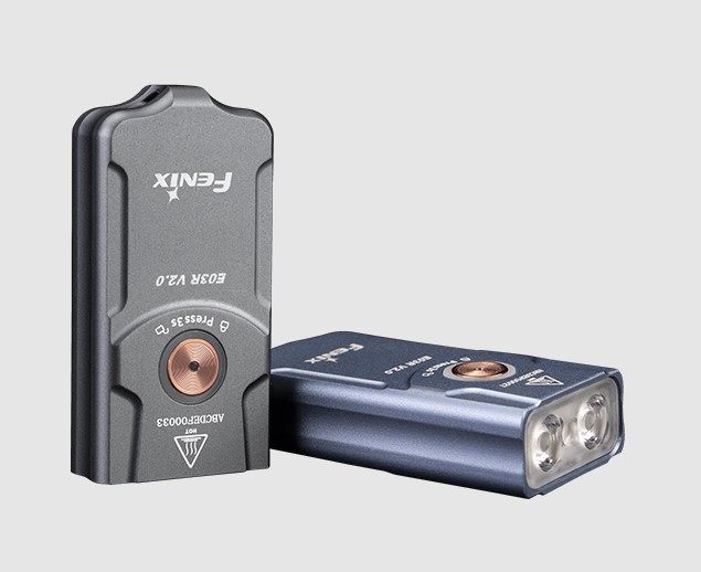Fenix E03R V2.0 Rechargeable Keychain Flashlight - 500 Lumens