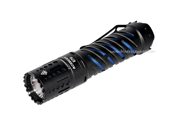 Acebeam E70-AL EDC Flashlight, Aluminum, HIGH CRI, 4500K - 2800 Lumens