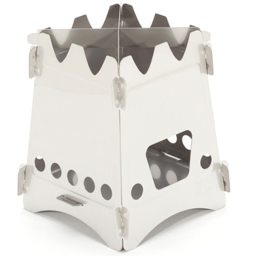 EmberLit Original Lightweight Backpacking Wood Stove Stainless EL01 18902 Blades Canada Warriors and Wonders Vancouver BC