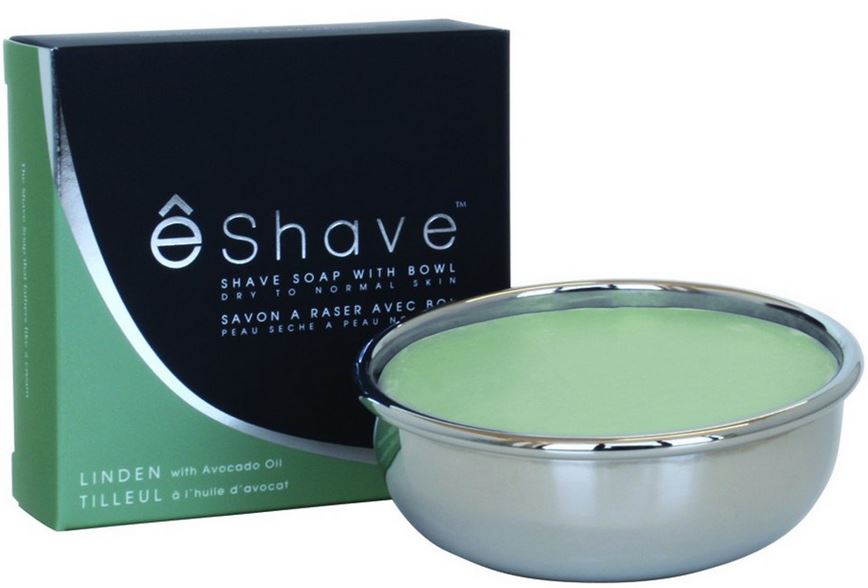 eShave Shaving Soap - Linden & Avocado Oil w/ Bowl - Click Image to Close