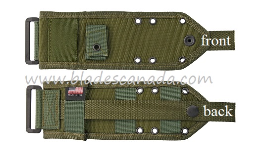 ESEE 3/4 Cordura MOLLE Back, OD Green, ESEE42MBOD - Click Image to Close