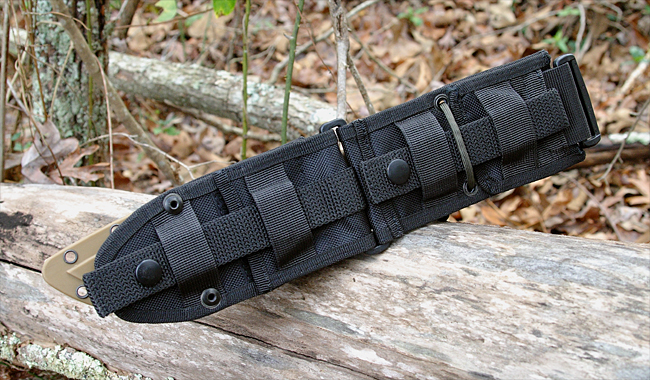 ESEE 5/6 MOLLE Back, Black, ESEE52MB - Click Image to Close