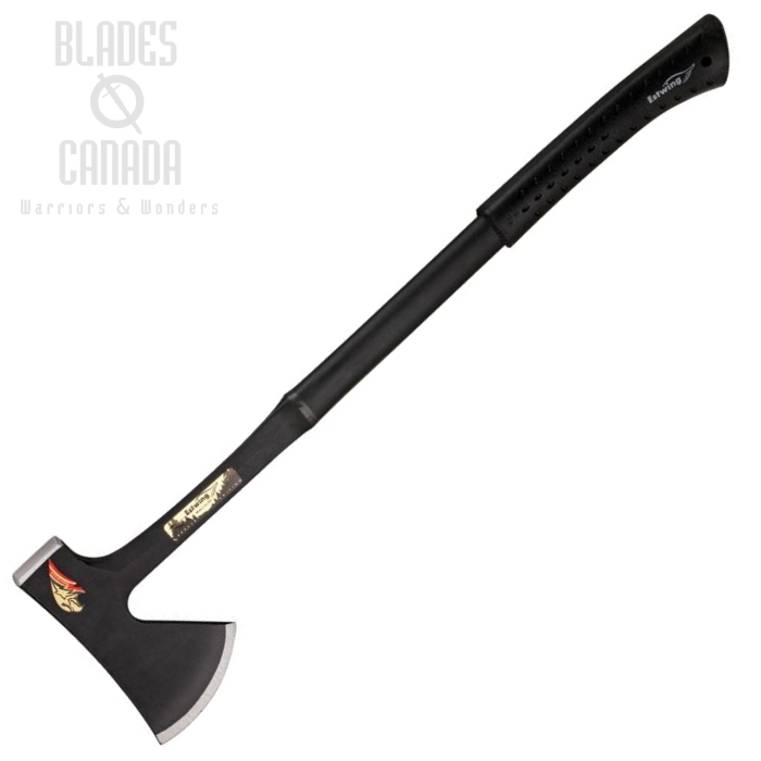 Estwing E45ASE Camper's Axe Black, Long Handle, Nylon Sheath
