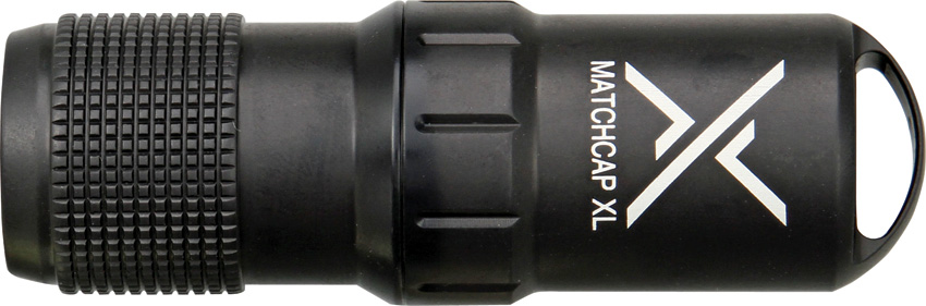 Exotac MatchCap XL - Black - Click Image to Close