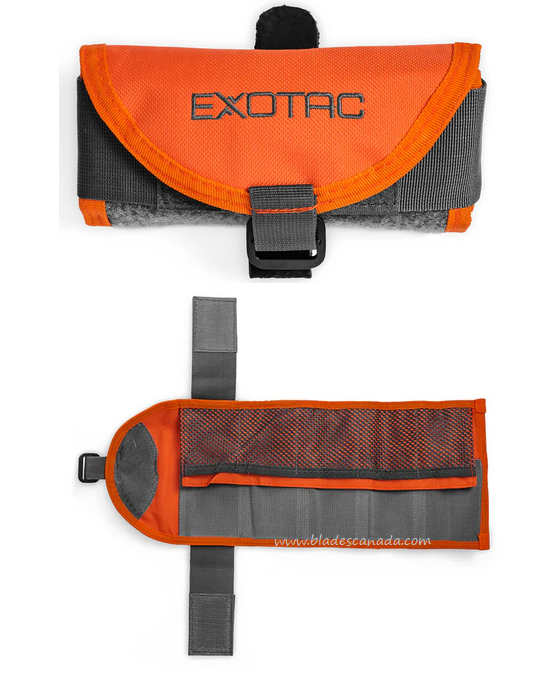 Exotac ToolRoll, Grey and Orange, 5 Pockets, 012250