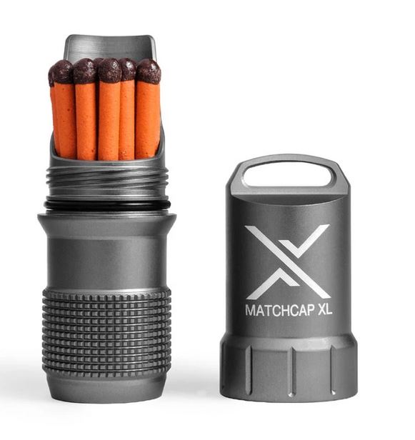 Exotac MatchCap XL - Gunmetal