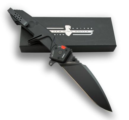 Extrema Ratio MF2 Folding Knife, Bohler N690, Aluminum Black - Click Image to Close