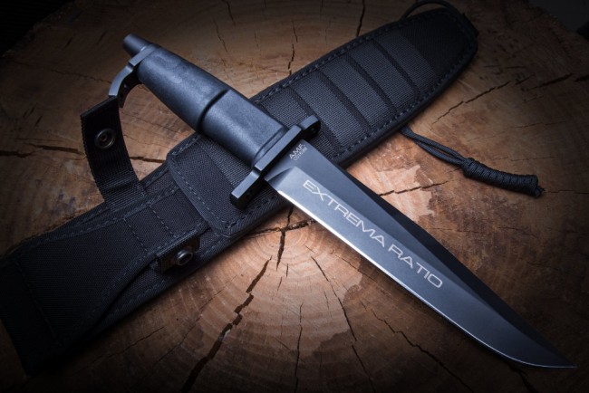 Extrema Ratio A.M.F. Fixed Blade Knife, N690, MOLLE Sheath - Click Image to Close